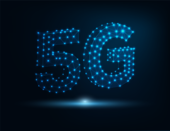 Download Technology 5G Low Polygonal Graphic - Polygonal Collection
