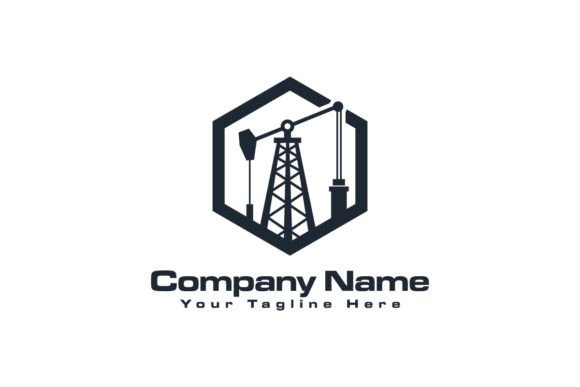 Download Oil Mining Pump Business Logo Design. - Business Collection
