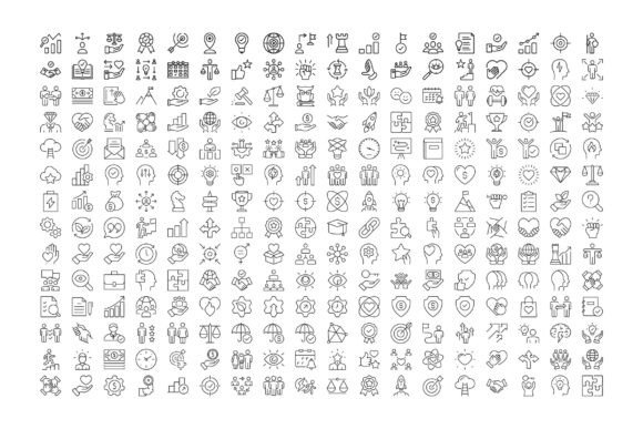 Download 152 Core Values Outline Icons Set - Icons Collection