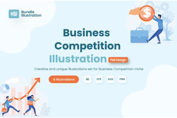 Download Business Competition Illustration Design - Business Collection